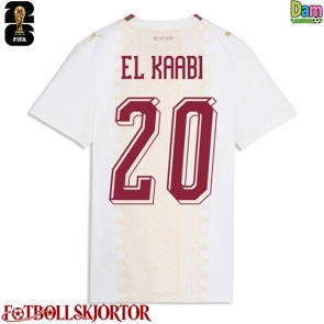 Marocko Ayoub El Kaabi #20 Bortatröja Dam VM 2026 Kortärmad